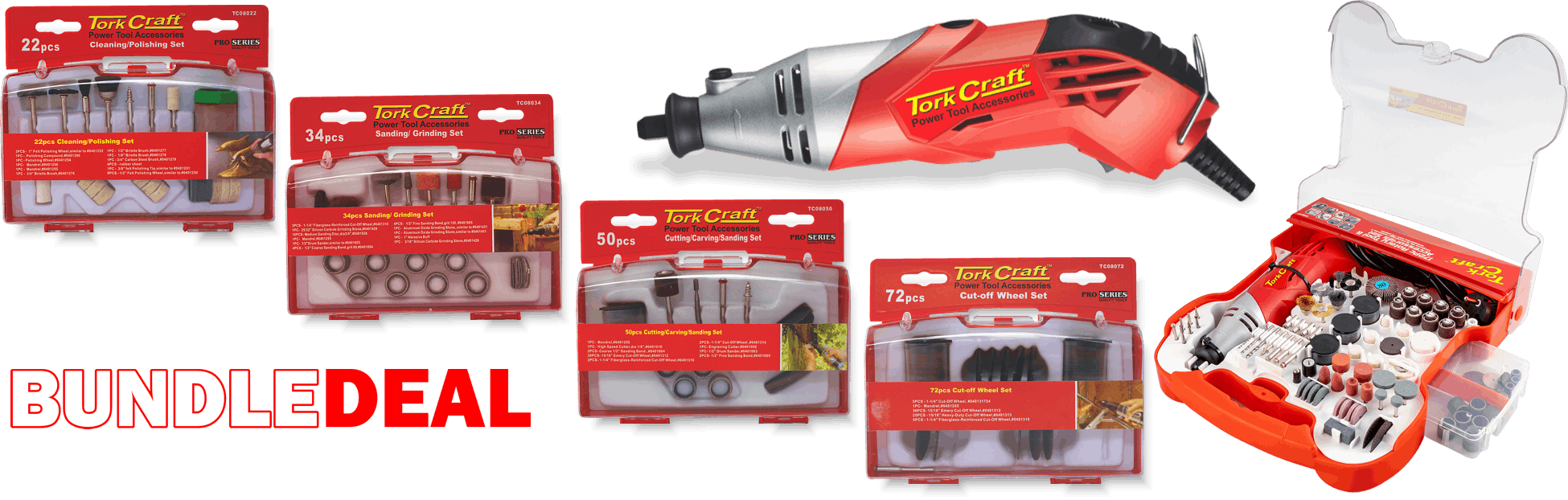 Bundel Deal on Mini Rotary tool sets
