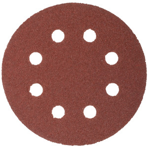 Sanding Disc 115mm 60 Grit With Holes 10/pk Hook And Loop