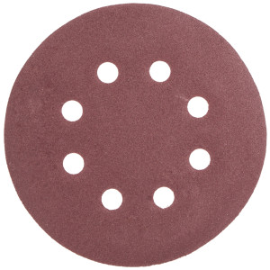 Sanding Disc 125mm 180 Grit With Holes 10/pk Hook And Loop