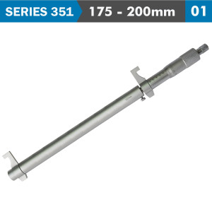 Inside Micrometer 175-200mm Without Setting Ring 0.012mm Acc. 0.01mm G