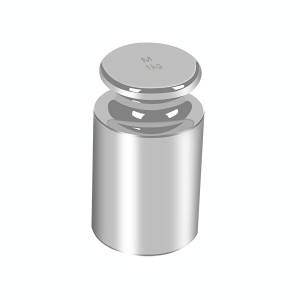 Cylindrical Calibration Weight 1kg Stainless Steel