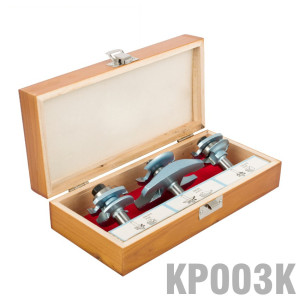 Sommerfield Raised Panel Set 3pc 1/2' Shank Wooden Box