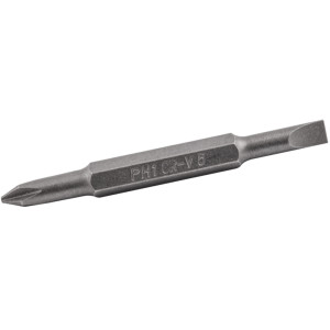 Replacement Bit 65mm Double Ended 6mm.sl5mm/ph1 For Kt2677