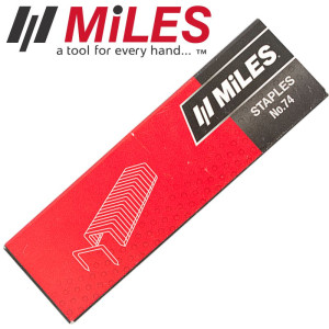Galv Staples 7mm X 5040 For Tape Tool MILES No74