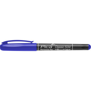 Permanent Pen Blue Medium Tip 1mm