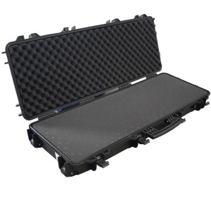 Plastic Case 1040 X 350 X 130mm Od With Foam Black Rifle Case Water &