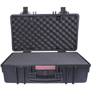 Hard Case 565x355x220mm Od With Foam Black Water & Dust Proof (512717)