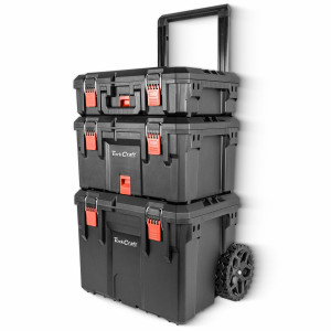 Plastic Tool Storage Station 3 Tier On Castors