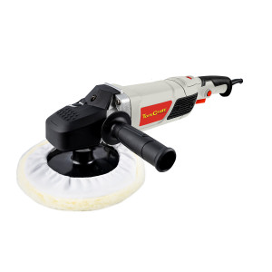 Polisher 1500w 180mm B/pad & Bonnet 600-3000rpm Const/speed D-handle
